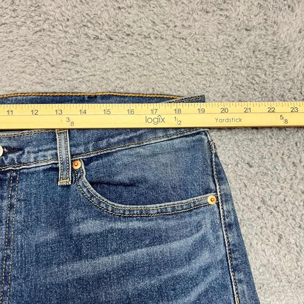Levi's 505 Jeans Mens 38x30 Regular Fit Blue Excellent Straight Leg Denim Office